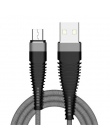 Przelot nad kabel Micro USB bardzo trwały ładowarka USB do ładowania 1 M telefonu komórkowego szybka ładowarka przewodowa dla Xi