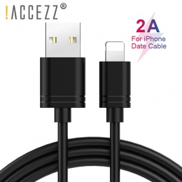 ! ACCEZZ TPE kabel USB do ładowania oświetlenie dla iPhone X XS MAX XR 8 7 6 6 S 5 5S Plus ładowania Sync data przewód linii dla