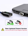 FONKEN magnetyczne kabel USB typu C 1 m 2 m 3A telefon kabel magnetyczny szybka ładowarka USB typu C przewód zasilający komórkow