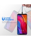 FONKEN magnetyczne kabel USB typu C 1 m 2 m 3A telefon kabel magnetyczny szybka ładowarka USB typu C przewód zasilający komórkow