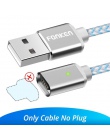 FONKEN magnetyczne kabel USB typu C 1 m 2 m 3A telefon kabel magnetyczny szybka ładowarka USB typu C przewód zasilający komórkow
