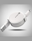 CAFELE 1 m chowany kabel dla iPhone X X Xs Max 8 7 6 ipad szybkie ładowanie płaski kabel USB ładowarka kabel do synchronizacji d