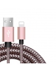 20 cm 1 m 2 m 3 m danych szybka ładowarka USB kabel dla iPhone Xs Max XR X 10 8 7 6 s 6 s Plus 5 5S SE iPad Nylon ładowania poch