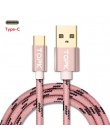 TOPK oryginalny 1 M 2 m 3 m kabel USB typu C transmisji danych i ładowania USB typu C dla Xiaomi 4C/OnePlus 2/Nokia N1/MacBookd