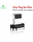 FLOVEME magnetyczny kabel USB dla iPhone 6 Xiaomi Redmi 4X Micro USB typu C do kabla USB 3A 1 M magnes ładowarka cabo