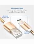 2.4A USB typu C ładowarka baterii do telefonu drut nylonowy do Samsung galaxy S9 S8 A8 2018 A7 A5 A3 2017 A720F A520F sharp Aquo