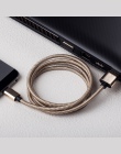 2.4A USB typu C ładowarka baterii do telefonu drut nylonowy do Samsung galaxy S9 S8 A8 2018 A7 A5 A3 2017 A720F A520F sharp Aquo