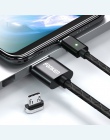 FONKEN kabel magnetyczny 3A kabel Micro USB magnes szybkie ładowanie ładowarka USB kable telefoniczne z systemem Android synchro