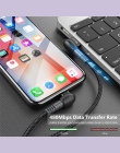 TIEGEM przewód USB z wtyczką kątową 90° dla iPhone X XS MAX XR 8 7 6 5 6 s 5S Plus SE szybki kabel do ładowania ładowarka do tel