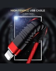 FLOVEME kabel USB do telefonu iPhone Xr Xs X 7 8 Plus 6 6 s 5S se 1 M/2 M o wysokiej wytrzymałości 2A szybkie ładowanie komórkow