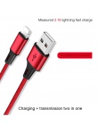 Kabel USB do telefonu iPhone 6 s 6 s 7 8 Plus Xs Max XR X 10 5 5S SE iPad mini Nylon szybka ładowarka przewód danych długi przew