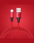 Kabel USB do telefonu iPhone 6 s 6 s 7 8 Plus Xs Max XR X 10 5 5S SE iPad mini Nylon szybka ładowarka przewód danych długi przew