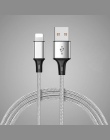 Kabel USB do telefonu iPhone 6 s 6 s 7 8 Plus Xs Max XR X 10 5 5S SE iPad mini Nylon szybka ładowarka przewód danych długi przew