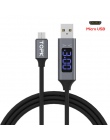 TOPK D-Line2 kabel Micro USB napięcia i prądu synchronizacja danych USB kabel do Samsung Xiaomi Huawei kabel Microusb