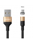 GARAS magnetyczny kabel USB dla iPhone/Micro USB i typu C & 3A szybkie ładowanie ładowarka kabel do transmisji danych QC3.0 dla 