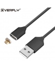 Kabel Micro USB kabel magnetyczny 1 M szybkie ładowanie Nylon pleciony telefon data kable dla Huawei Samsung Xiaomi telefonu kom