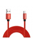 Kabel Micro USB do ładowania, Udilis pleciony Heavy Duty mikro szybka ładowarka USB kabel przewód do ładowania do Samsung xiaomi