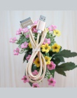 VOXLINK 1 m 2 m 3 m Nylon pleciony drut linia 30 pin metalowa wtyczka do synchronizacji danych kabel USB do ładowania dla iphone