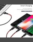 USAMS 3 In1 komórkowy kabel telefoniczny do transmisji danych typu C Micro dla iPhone iPad Samsung kabel do ładowania Microusb U