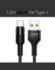 USAMS 3 In1 komórkowy kabel telefoniczny do transmisji danych typu C Micro dla iPhone iPad Samsung kabel do ładowania Microusb U