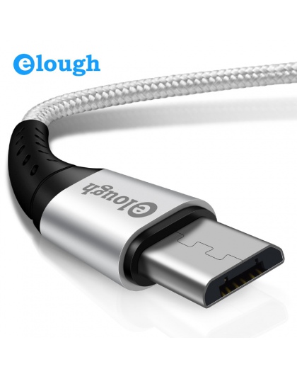 Elough micro usb cable dla iphone x xr xs max 7 8 szybkie ładowanie danych synchronizacja kabel microusb komórkowy kable telefon
