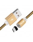 OLAF magnetyczny kabel USB przewód do iPhone'a 7 8 Plus X XR XS Max oświetlenie LED Micro USB typu C kabel do Samsung S8 s9 plus