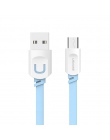 USAMS kabel Micro Usb oryginalny kabel do transmisji danych 1 m akcesoria do telefonów komórkowych microusb kable do Samsung xia