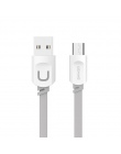 USAMS kabel Micro Usb oryginalny kabel do transmisji danych 1 m akcesoria do telefonów komórkowych microusb kable do Samsung xia