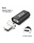 PZOZ kabel adaptera magnetycznego adaptera Micro usb szybkie ładowanie telefonu Microusb typu C magnes ładowarka usb c dla iphon