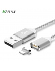 MANTIS kabel magnetyczny kabel USB do ładowania danych dla iPhone 5 5S 6 6 s 7 8 Plus X 10 ipada Mini 1 M Nylon ładowarka samoch