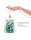 MANTIS kabel magnetyczny kabel USB do ładowania danych dla iPhone 5 5S 6 6 s 7 8 Plus X 10 ipada Mini 1 M Nylon ładowarka samoch