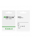 MANTIS kabel magnetyczny kabel USB do ładowania danych dla iPhone 5 5S 6 6 s 7 8 Plus X 10 ipada Mini 1 M Nylon ładowarka samoch