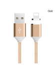 MANTIS kabel magnetyczny kabel USB do ładowania danych dla iPhone 5 5S 6 6 s 7 8 Plus X 10 ipada Mini 1 M Nylon ładowarka samoch