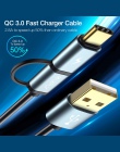 RAXFLY kabel USB 2 w 1 szybkie ładowanie 3.0 Micro USB typu C kabel do Samsung S9 uwaga 9 8 wiosna szybka ładowarka drutu dla Hu