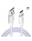 FONKEN kabel USB typu C typu C na USB A szybka ładowarka kabel 2128AWG 2.4A szybkie ładowanie danych odwracalny kabel USB C kabe