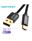 USB firmy VenTion typu C kabel do szybkiego kabel danych do ładowania do Samsung Galaxy S9 S8 Xiaomi Huawei jeden plus 5 t 6 USB