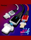 Marjay magnetyczny kabel USB do ładowania dla iPhone Samsung Xiaomi szybkie ładowanie Micro kabel USB typu C magnes mobilny kabl