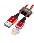 Marjay magnetyczny kabel USB do ładowania dla iPhone Samsung Xiaomi szybkie ładowanie Micro kabel USB typu C magnes mobilny kabl