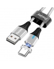 Marjay magnetyczny kabel USB do ładowania dla iPhone Samsung Xiaomi szybkie ładowanie Micro kabel USB typu C magnes mobilny kabl