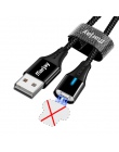 Marjay magnetyczny kabel USB do ładowania dla iPhone Samsung Xiaomi szybkie ładowanie Micro kabel USB typu C magnes mobilny kabl