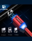 FLOVEME magnetyczny ładowarka kabel Micro USB typu C kabel oświetleniowy 2A szybkie ładowanie ładowania USBC/typ C drutu dla iPh