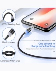 Cafele 100 cm LED magnetyczny kabel USB magnes wtyczka + kabel USB C + kabel Micro USB + kabel USB do telefonu iPhone X 8 7 6 Pl