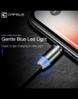 Cafele 100 cm LED magnetyczny kabel USB magnes wtyczka + kabel USB C + kabel Micro USB + kabel USB do telefonu iPhone X 8 7 6 Pl