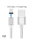 Cafele 100 cm LED magnetyczny kabel USB magnes wtyczka + kabel USB C + kabel Micro USB + kabel USB do telefonu iPhone X 8 7 6 Pl