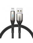 Baseus 2.4A oświetlenie kabel USB dla iPhone Xs Max Xr X S 8 7 6 5S iPad szybka kabel danych do ładowania ładowarka przewód komó