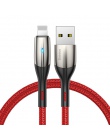 Baseus 2.4A oświetlenie kabel USB dla iPhone Xs Max Xr X S 8 7 6 5S iPad szybka kabel danych do ładowania ładowarka przewód komó