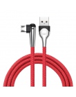 Baseus oświetlenie kabel Micro USB odwracalne szybkie ładowanie kabel Microusb do Samsung A7 2018 Xiaomi Redmi Note 5 Android ła