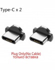 Okrągły kabel magnetyczny typ wtyczki C Micro USB C wtyczki szybkie ładowanie telefonu Microusb typu C magnes ładowarka wtyczka 