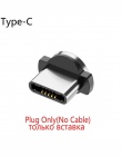 Okrągły kabel magnetyczny typ wtyczki C Micro USB C wtyczki szybkie ładowanie telefonu Microusb typu C magnes ładowarka wtyczka 