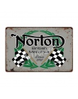 [WellCraft] Norton BSA metalowe tabliczki plakat na ścianie płytki nazębnej silnika malarstwo ścienne antyczne zabytkowe bar Pub